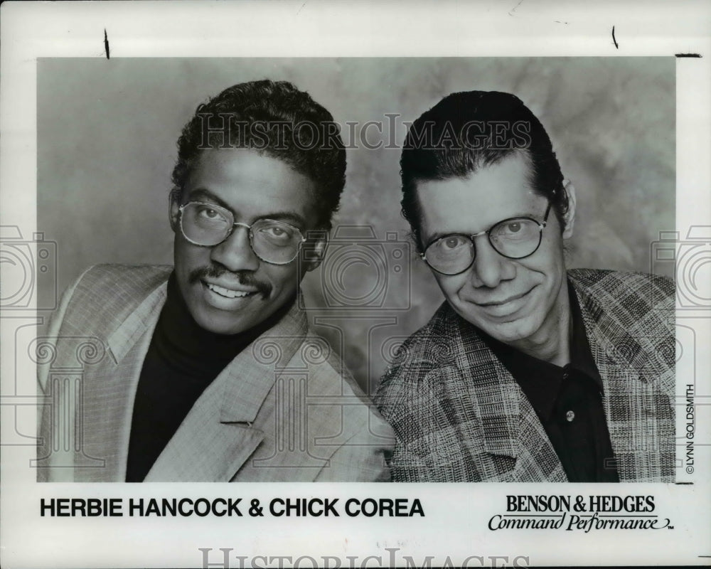 1988 Press Photo Chick Corea and Herbie Hancock - cva97555- Historic Images