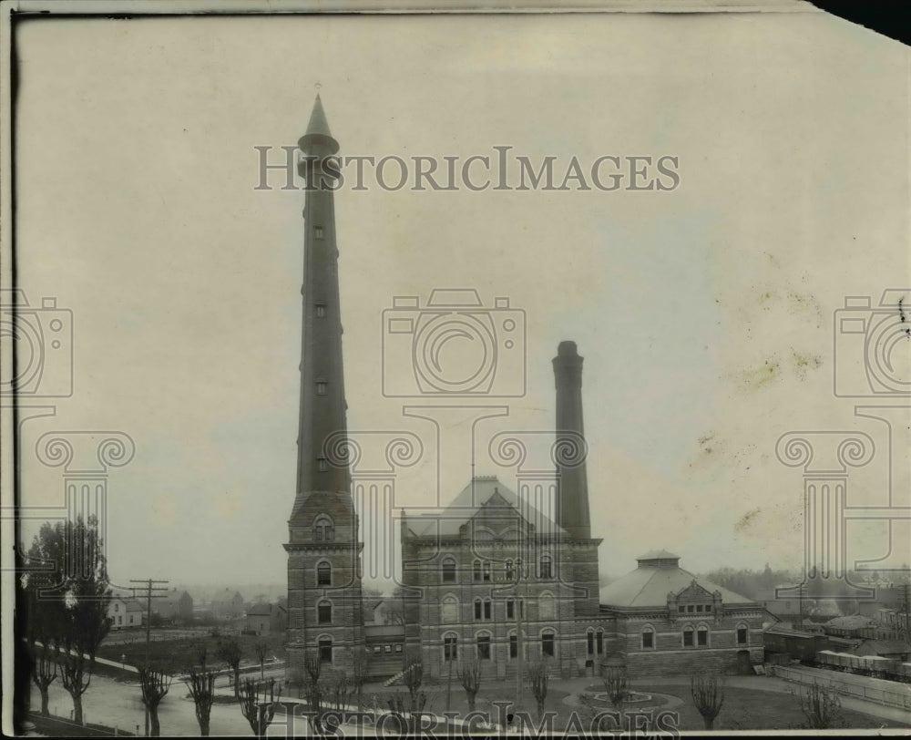 1926 Press Photo Fairmount Pumping Station- Historic Images