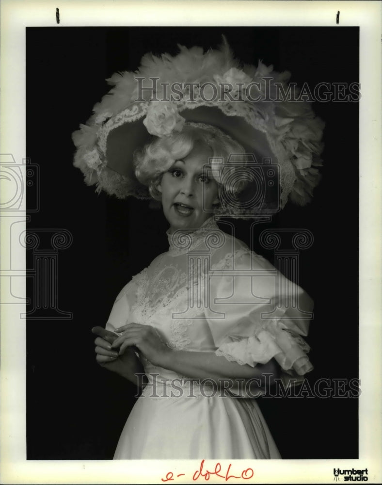 1984 Press Photo Bleeka Bartley in Civic Light Opera-Hello Dolly- Historic Images