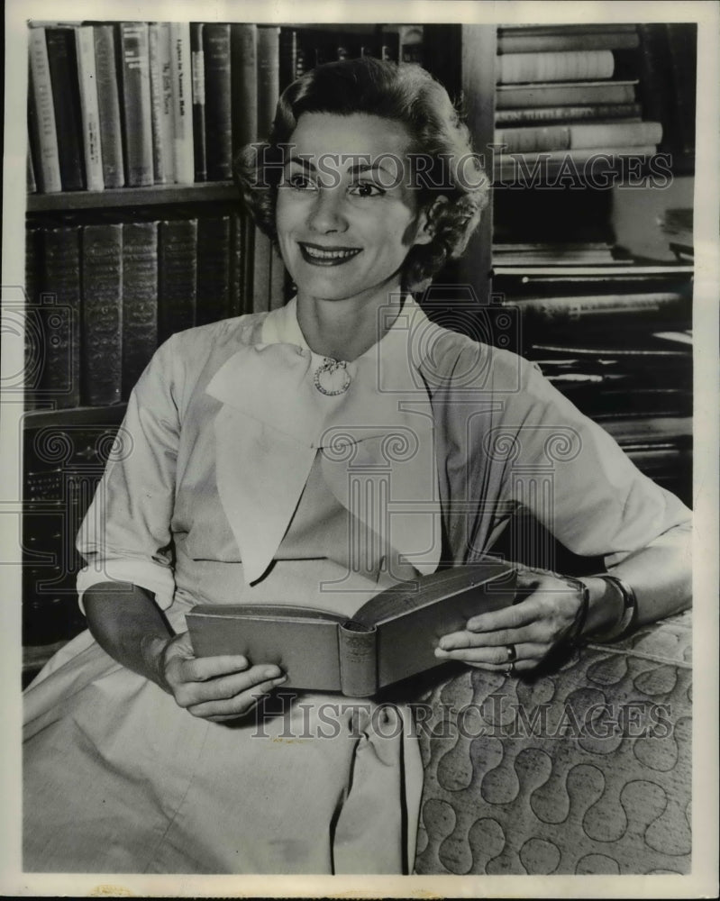 1955 Press Photo Katherine Bard, actress- Historic Images