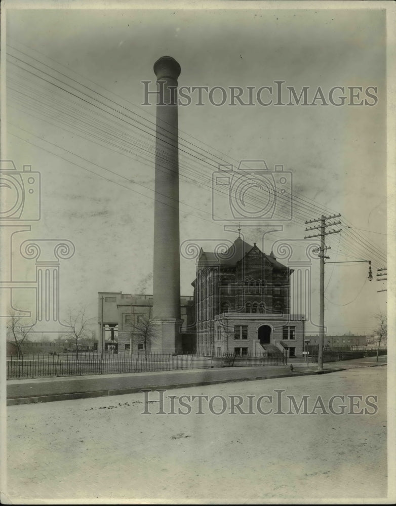 1929 Press Photo Fairmount Pumping Station- Historic Images