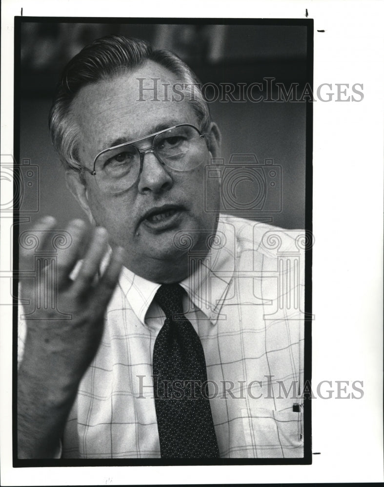 1990 Press Photo TRW Vice President Arden Bement, National Science Foundation- Historic Images