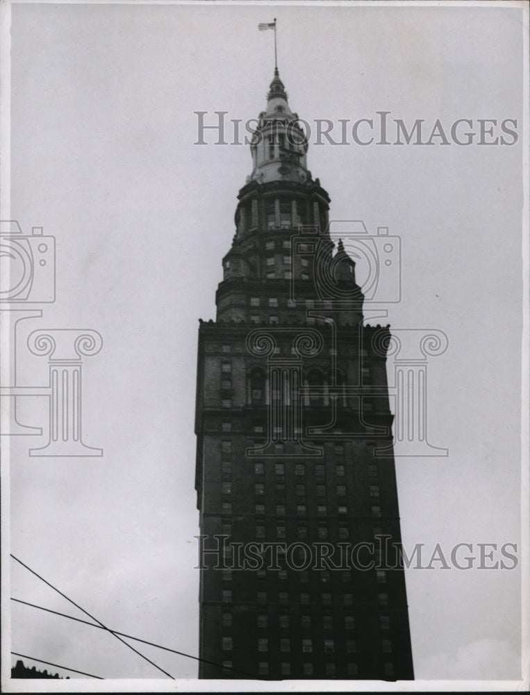 1950 Press Photo Terminal Tower- Historic Images