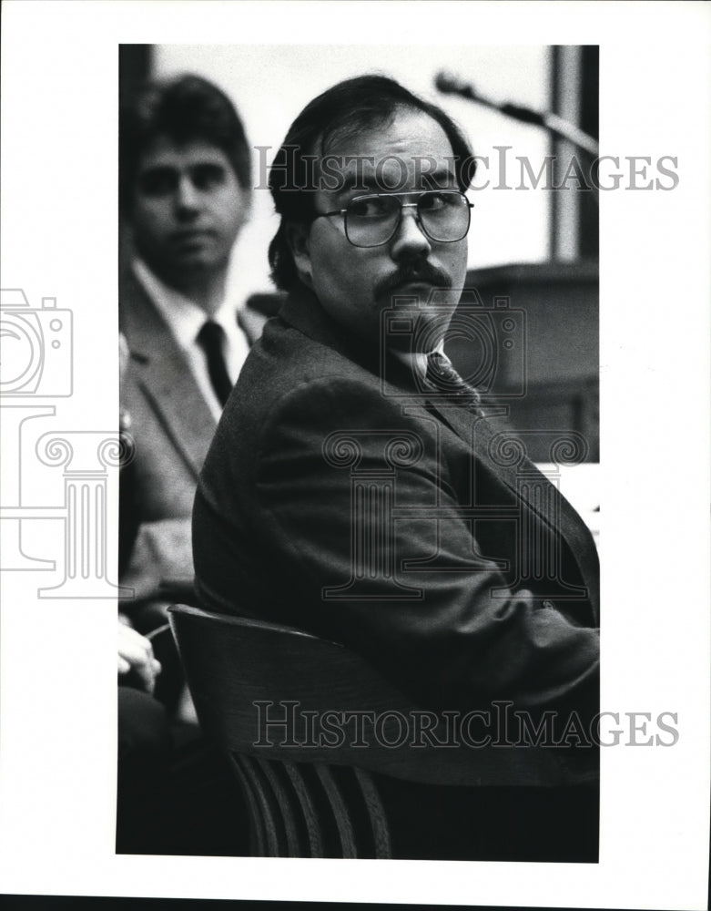 1990 Press Photo Michael Bailey during his murder trial - cva98350- Historic Images