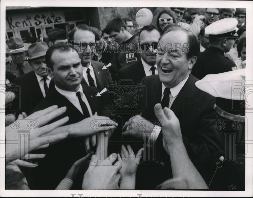 1968 Press Photo Hubert H. Humphrey- Historic Images