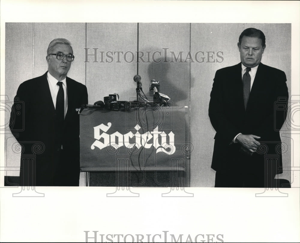 1991 Press Photo Craig R. Smith and Robert Gillespie- Historic Images