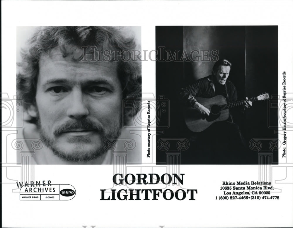 1999 Press Photo Gordon Lightfoot, Canadian singer-songwriter - cva99826- Historic Images