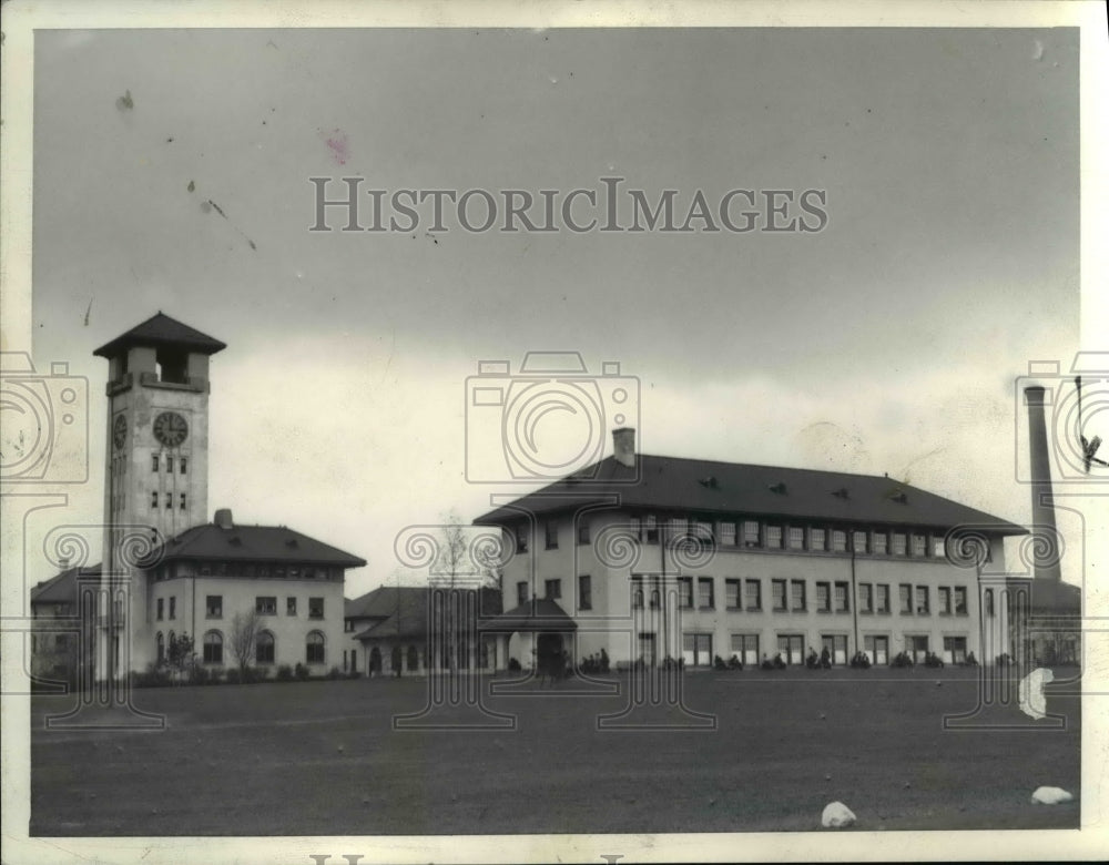 1936 Press Photo Warrenville, Ohio - City Infirmary- Historic Images