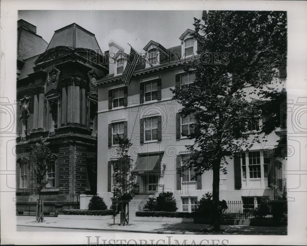 1946 Press Photo Blair Lee House in Washington DC May Be Torn Down- Historic Images