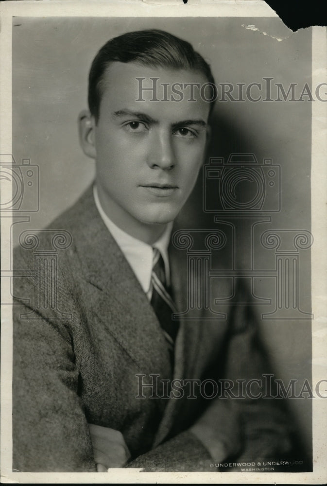 1930 Press Photo Alan Rinehart to have a play on Broadway.- Historic Images