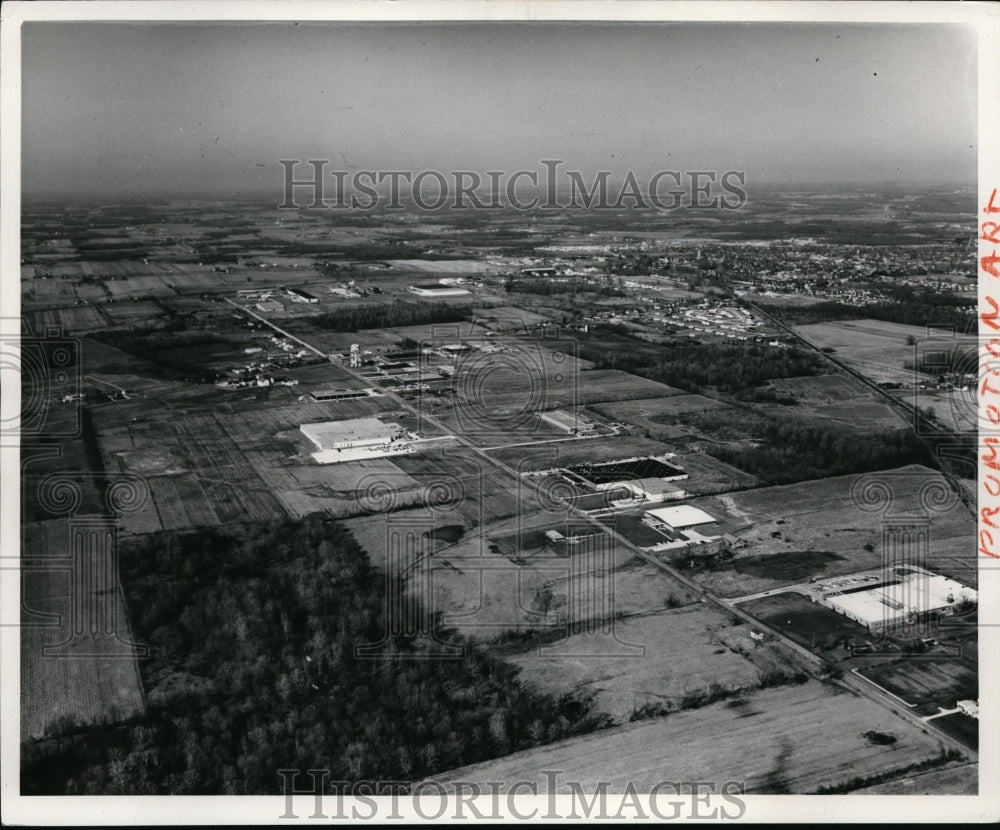 1969 Press Photo Ohio Edison Company developed Medina Industrial Park in Ohio. - Historic Images