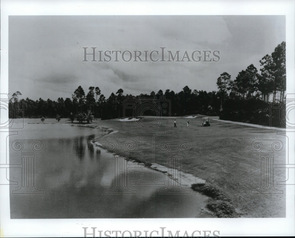 1981 Press Photo Golf Course in Freeport, Grand Bahama Island, The Bahamas- Historic Images