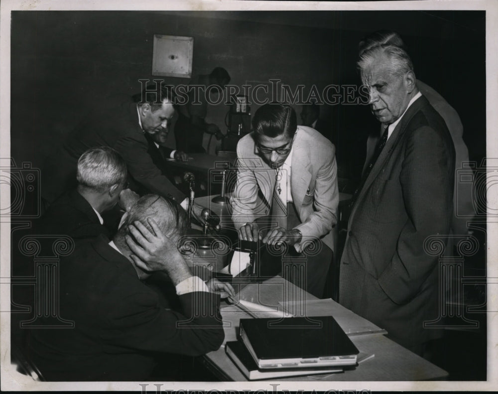 1954 Press Photo Dr. Sam Sheppard Inquest. - cvb06197- Historic Images