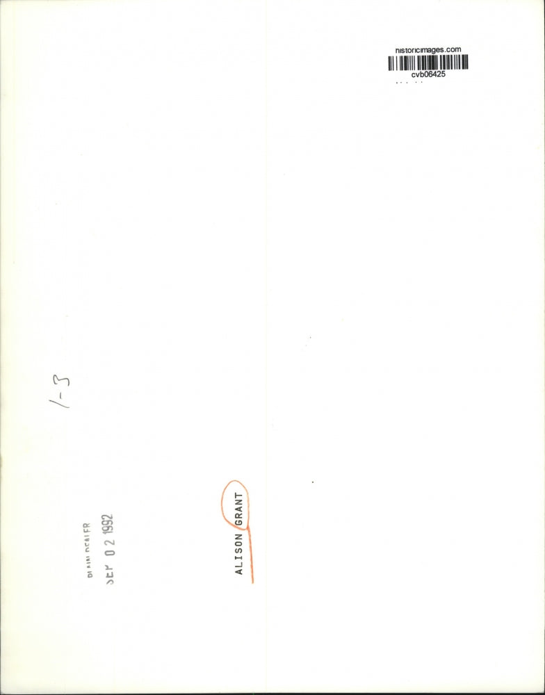 1992 Press Photo Alison Grant. - cvb06425