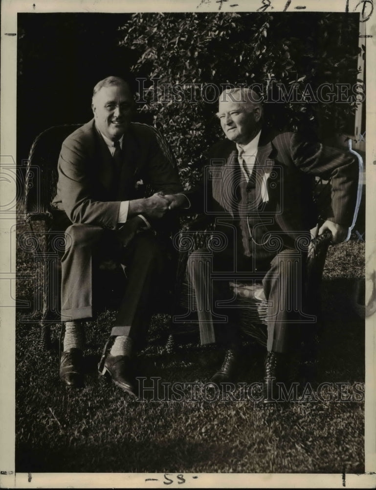 1933 Press Photo National Leaders Meet - cvb08481- Historic Images