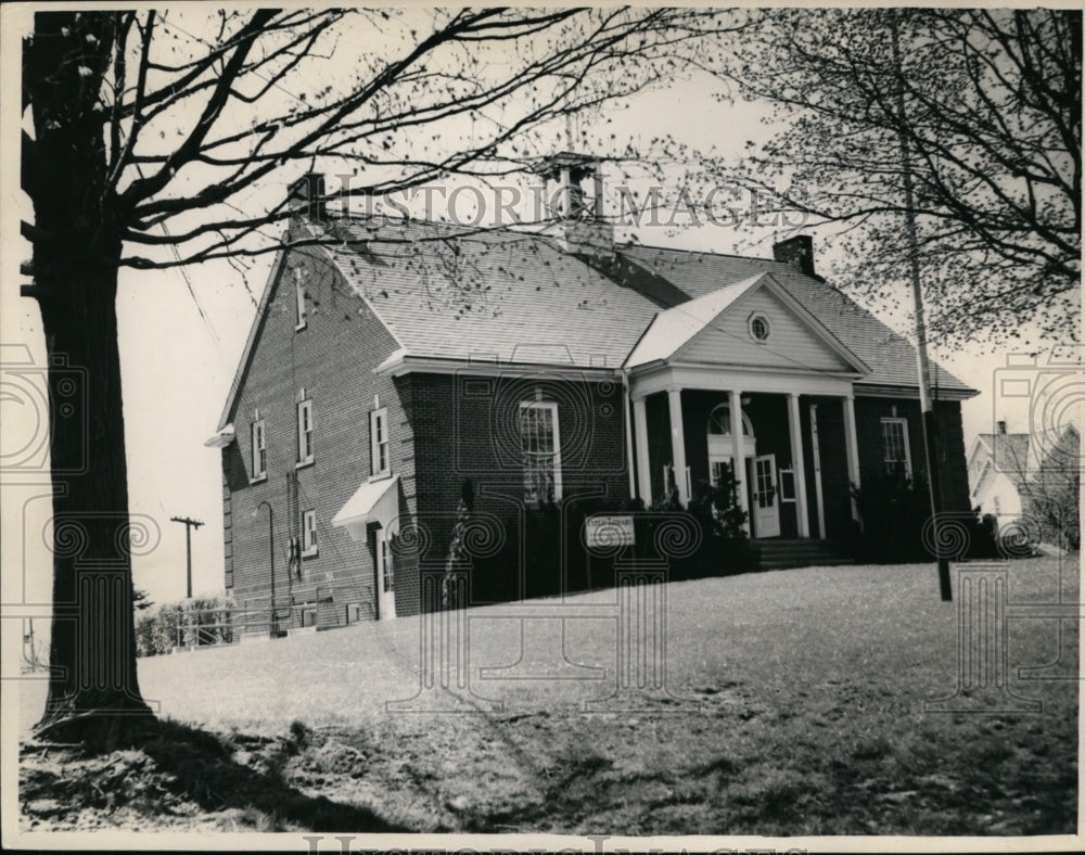 1949 Press Photo North Royalton Town Hall, Royalton Road at Ridge Road- Historic Images