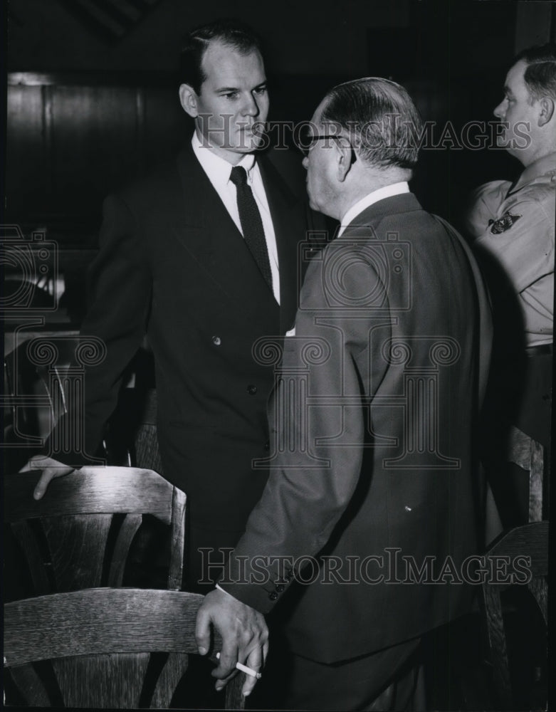 1954 Press Photo Dr. Sam Sheppard and Garmone - cvb09567- Historic Images