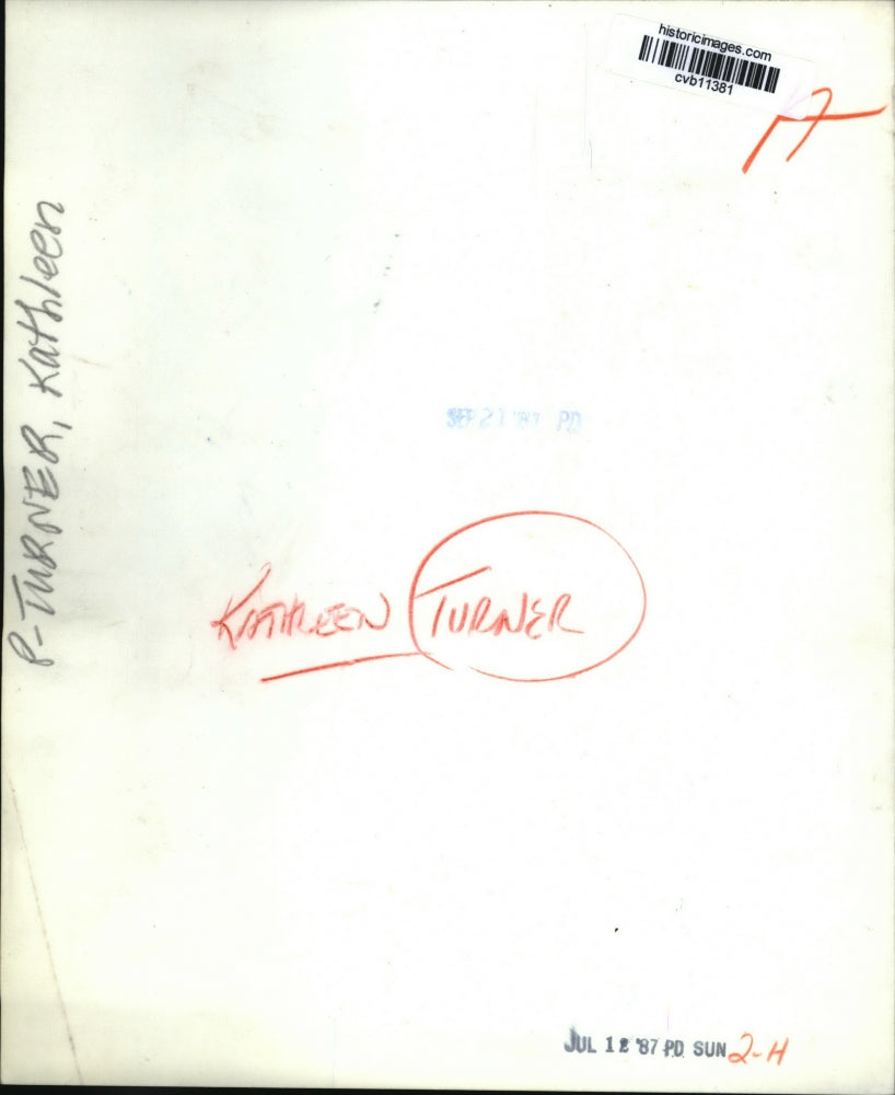 1987 Press Photo Karen Turner - cvb11381