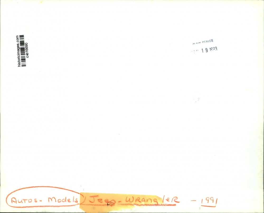 1993 Press Photo Jeep Wrangler - cvb16690