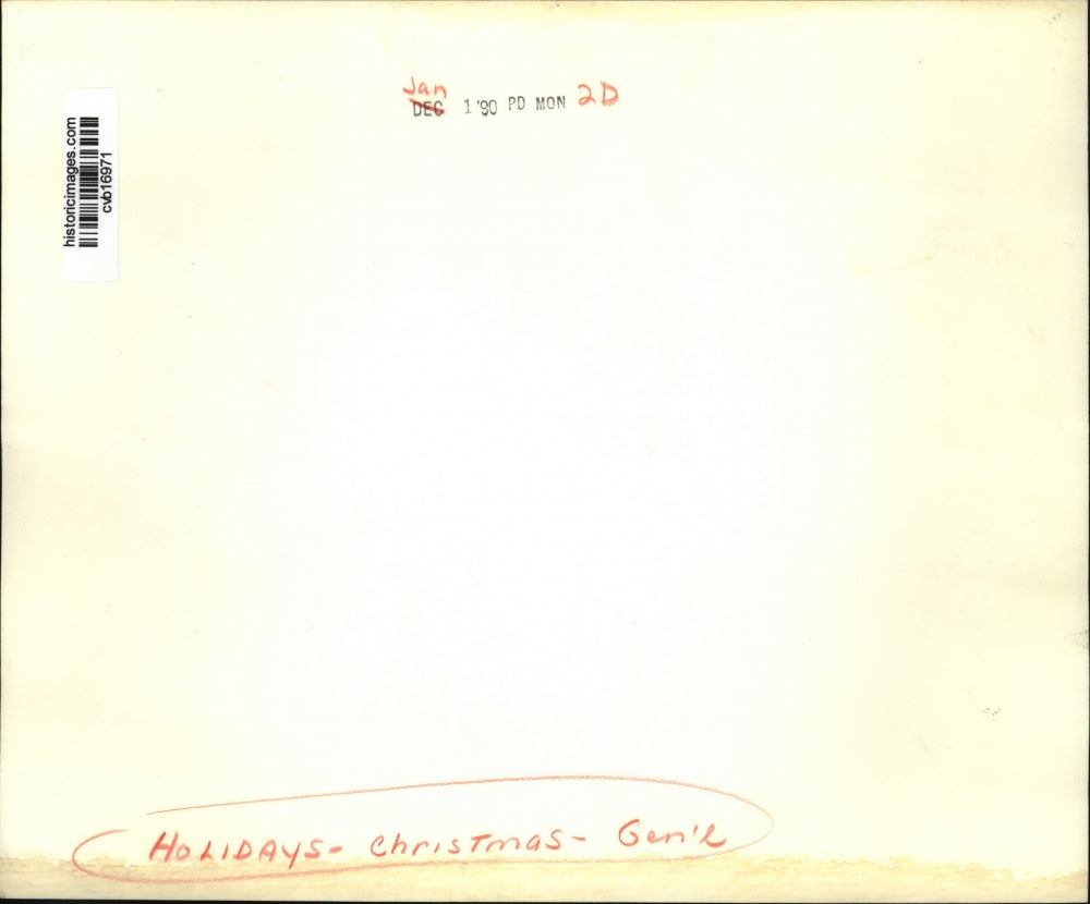 1990 Press Photo Americana, Christmas Holidays - cvb16971