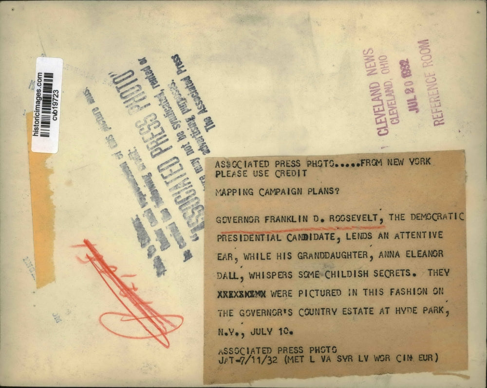 1932 Press Photo Mappring Campaign Plans - cvb19723