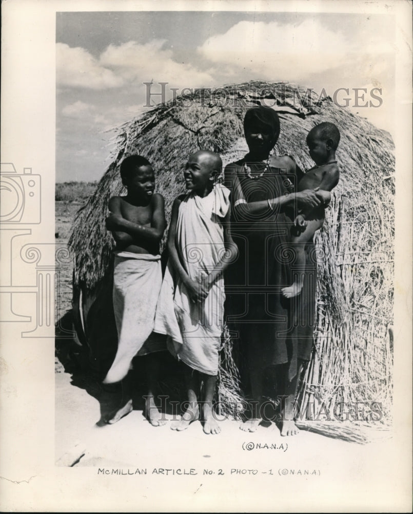 1947 Press Photo Nomadic Tribe-Kenya Colony- Historic Images