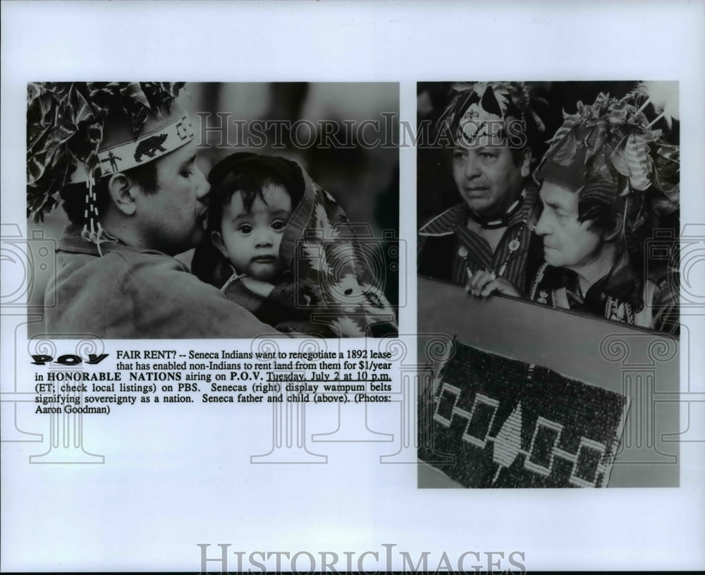 Press Photo Seneca Indians-Honorable Nation - cvb21608