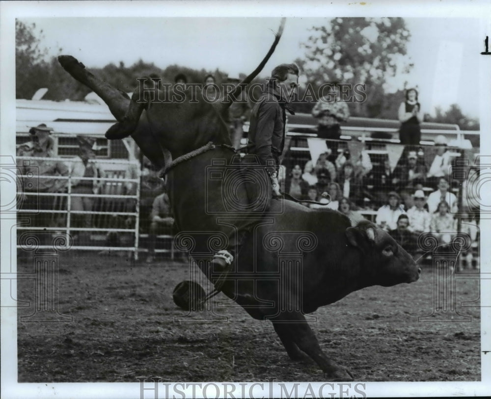 1986 Press Photo 5th Annual Bear Creek, Budweiser World Championship Rodeo- Historic Images