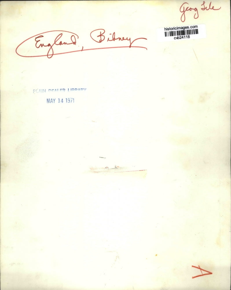 1971 Press Photo Bibney, England - cvb24118