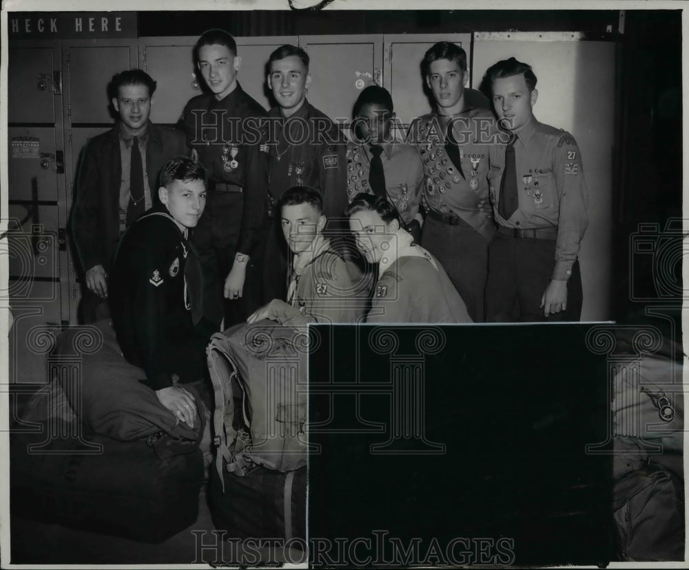 1947 Press Photo Boy Scouts- Historic Images