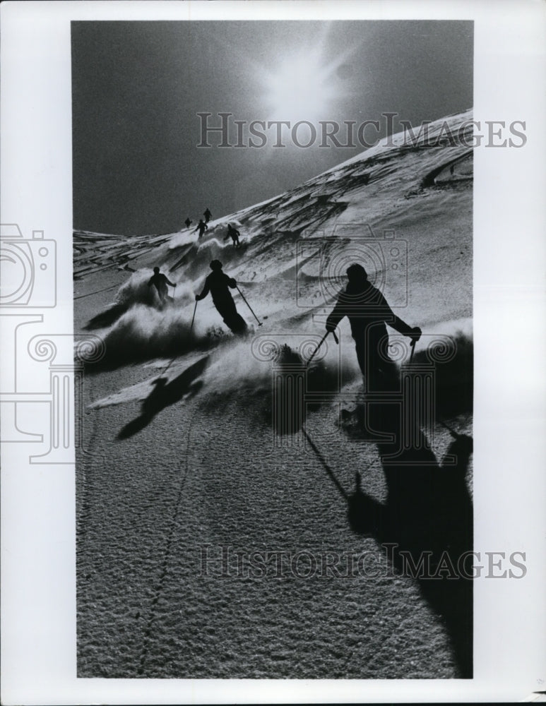 1984 Press Photo Canadian Rockies-skiing - cvb27152- Historic Images