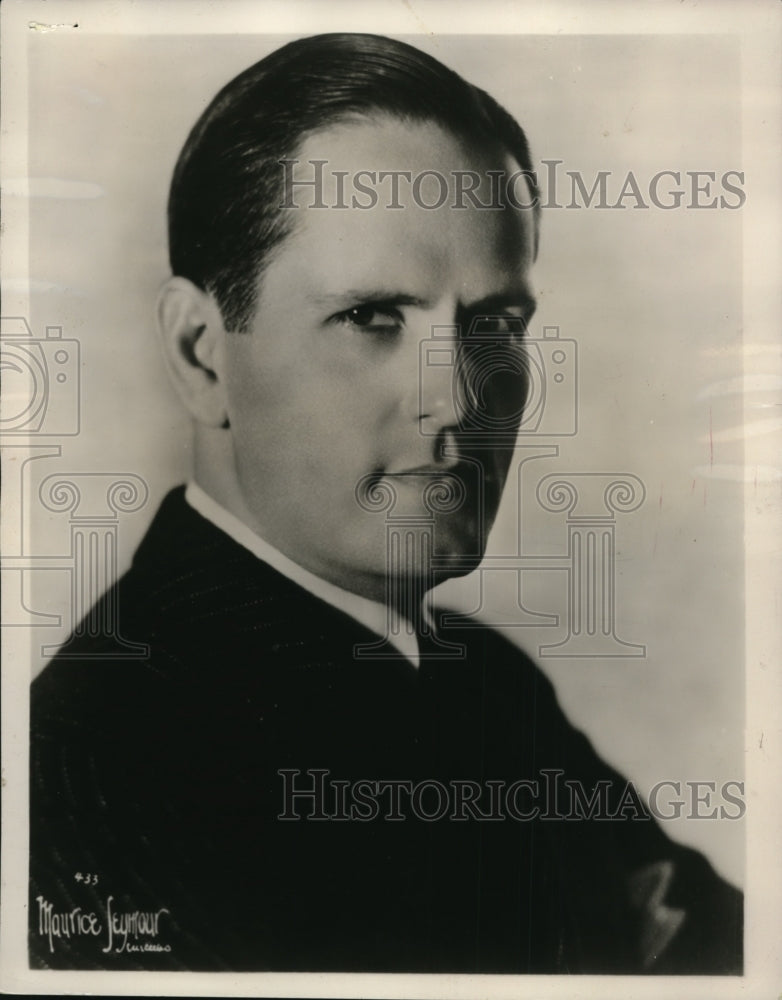 1948 Press Photo Joseph Bentonelli, American lyric tenor of concert, opera- Historic Images