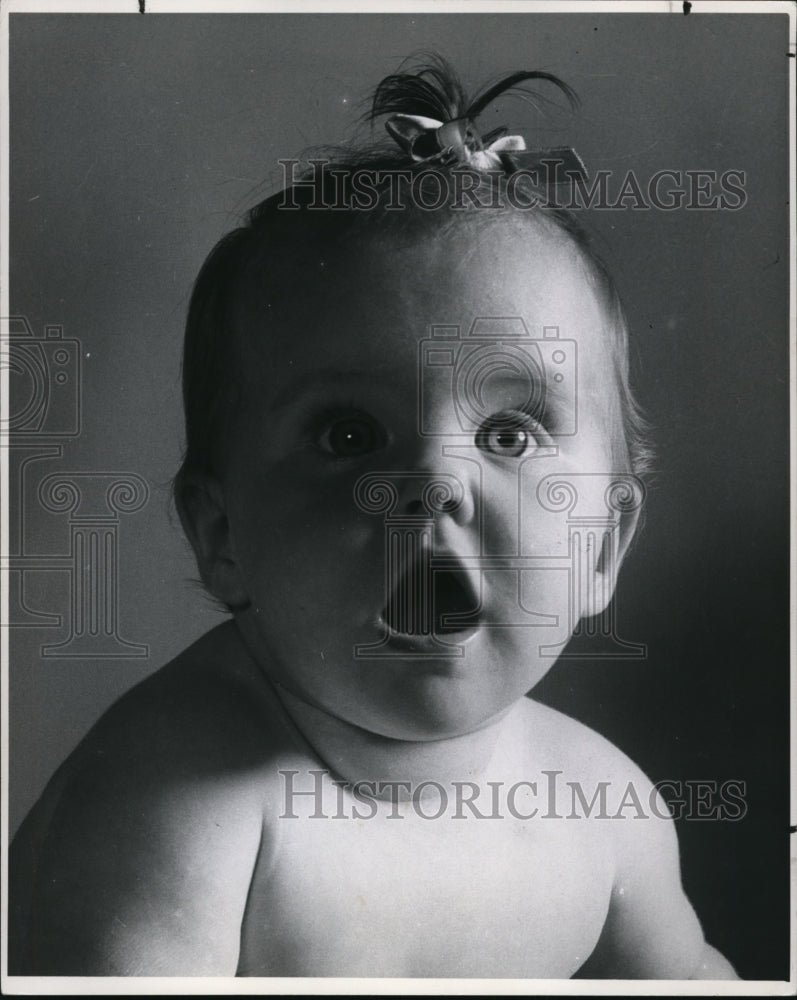 1953 Press Photo Baby Picture For Constance Bannister&#39;s Baby Calendar- Historic Images