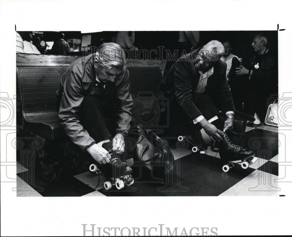 1989 Press Photo Walter White and Harold Lewis - cvb29528- Historic Images