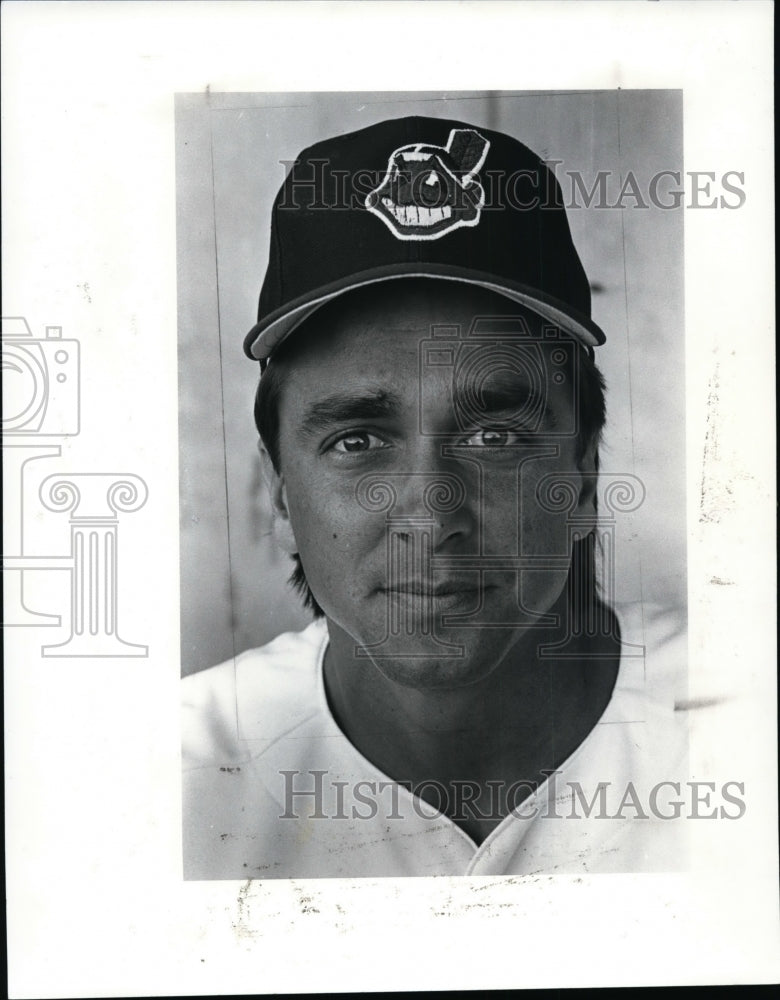 1987 Press Photo Brook Jacoby, Cleveland Indians - cvb33256- Historic Images