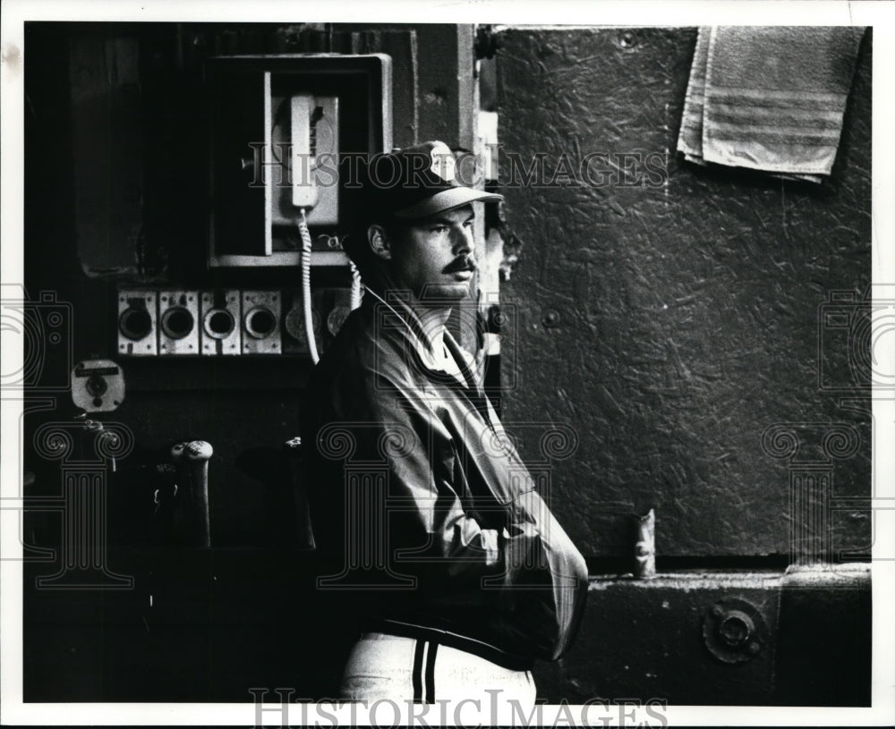 Press Photo Baseball team member - cvb33897- Historic Images