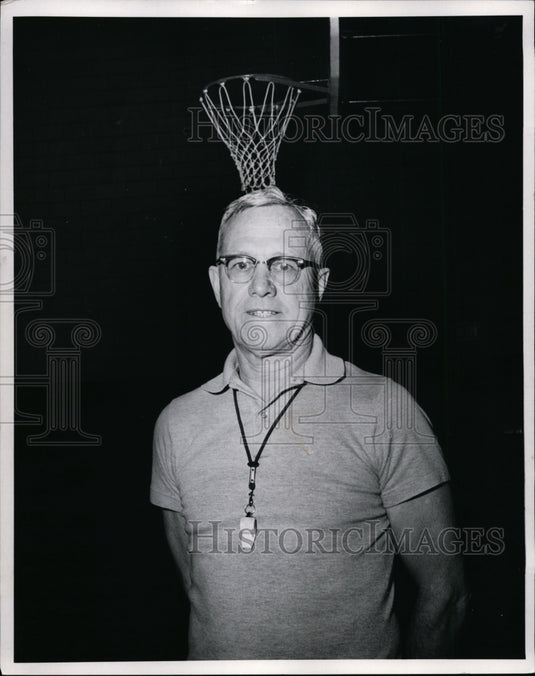 1970 Press Photo Bob White-Akron North coach - cvb34140- Historic Images