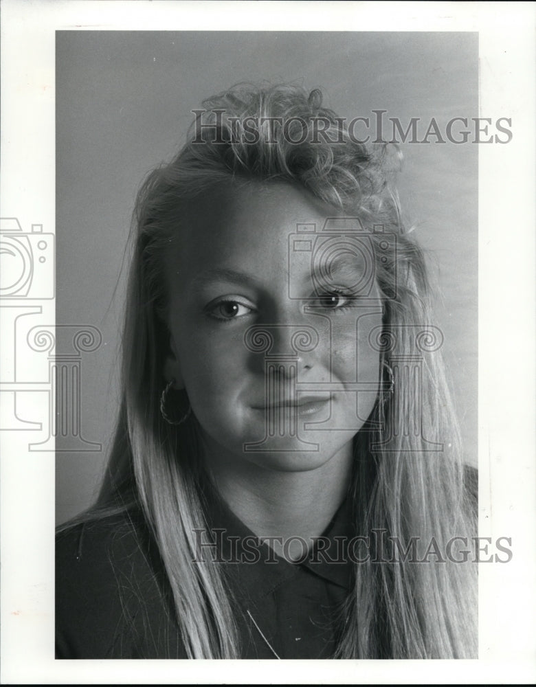 Press Photo Rachel Dorsch, Amherst, Cross Country - cvb34225- Historic Images