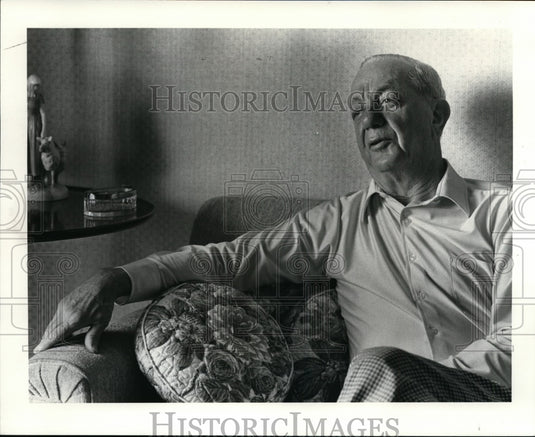 1982 Press Photo Gabe Paul, Indian's prexy - cvb34485- Historic Images