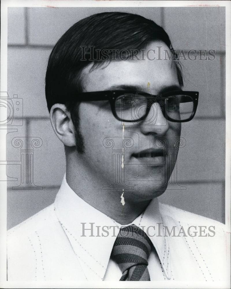 1973 Press Photo Dave Long, Rochy River High Diving Coach- Historic Images