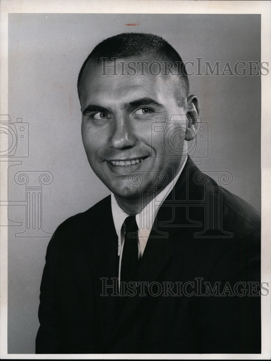 1965 Press Photo Bob Leibold, New West High Coah - cvb34630- Historic Images