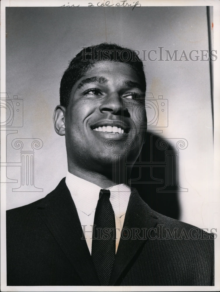 1963 Press Photo Coach Chuck Lyons, East High Basketball- Historic Images