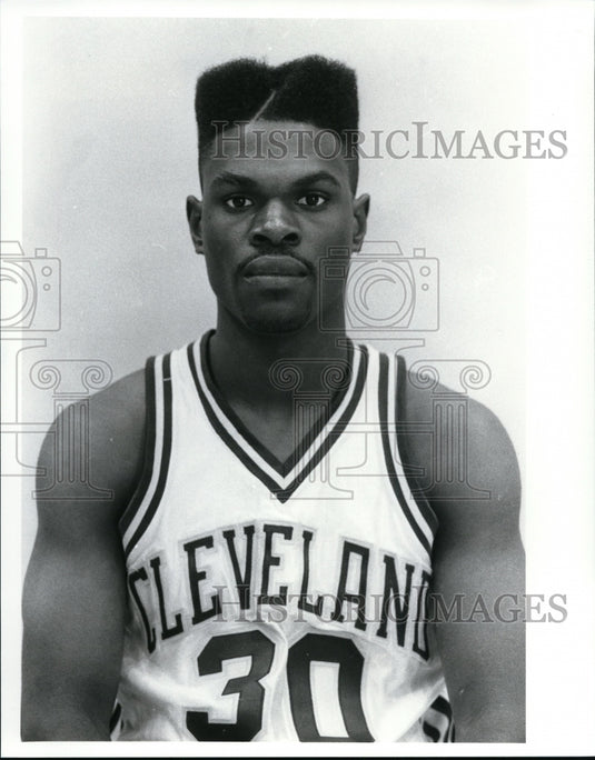 1988 Press Photo: C.S.U. Vikings Team - Homer Lacy - cvb34912- Historic Images