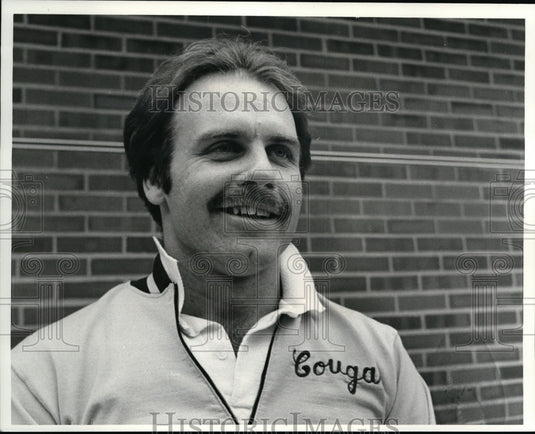 1982 Press Photo Kerry Volkman, Lake Cath Wrestling Coach - cvb35385- Historic Images