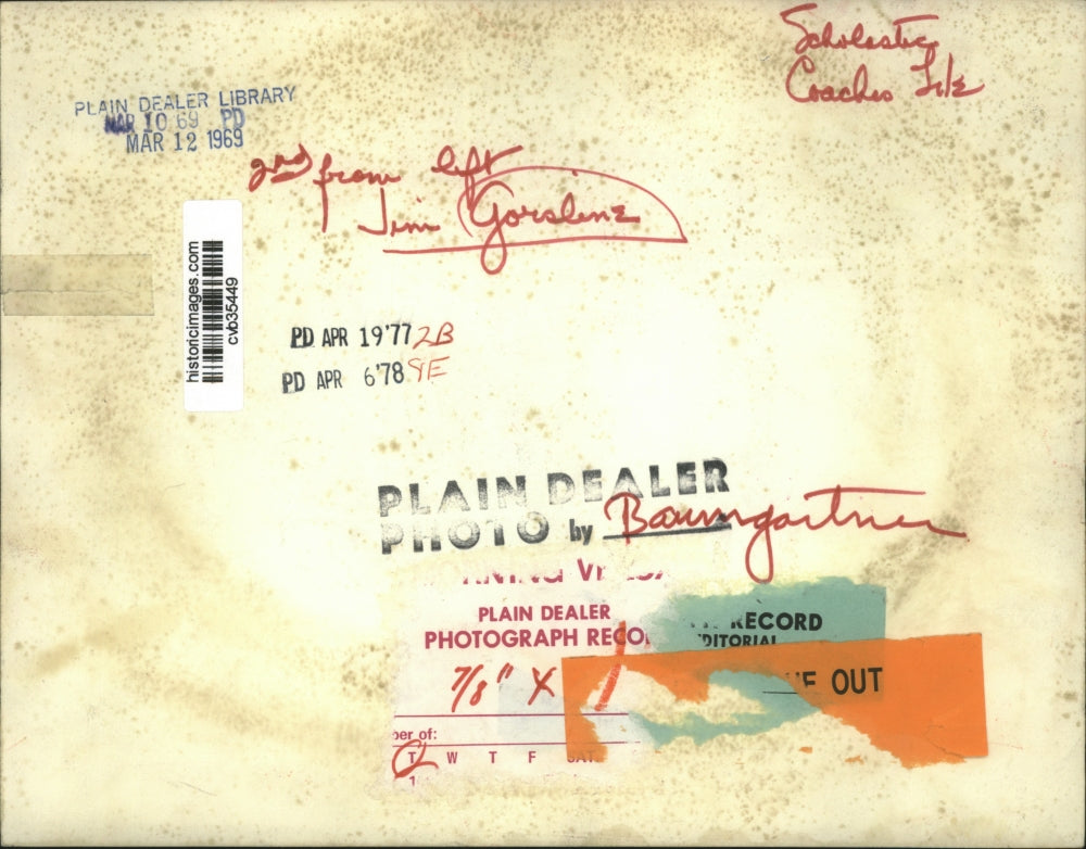 1969 Press Photo Jim Gorsline - cvb35449