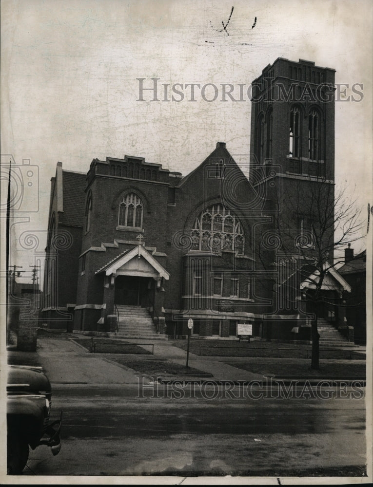 1945 Press Photo St. John A.M.E. Church, Central Avenue and E. 40th St.-1908- Historic Images