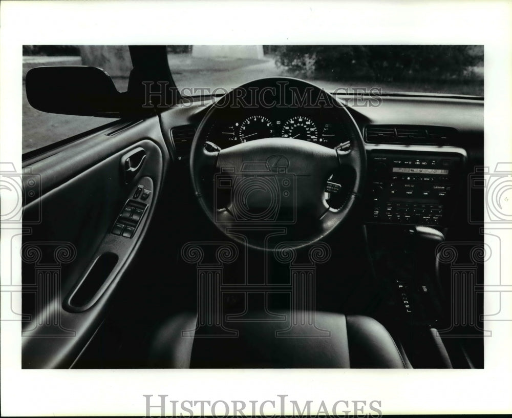 1991 Press Photo Interior of Toyota Lexus - cvb37047- Historic Images