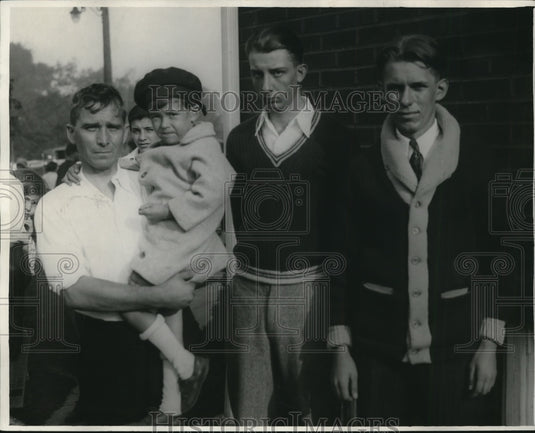 1930 Press Photo Michael,  Edward, Joe, Steve McInar-Parello- Historic Images