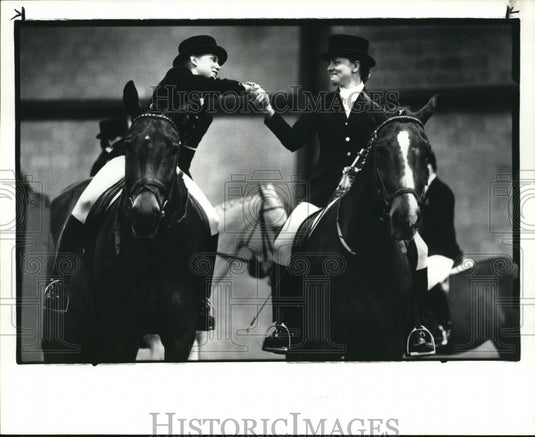 1984 Press Photo Prix de ville of North America:Dressage Championship-Pracht- Historic Images