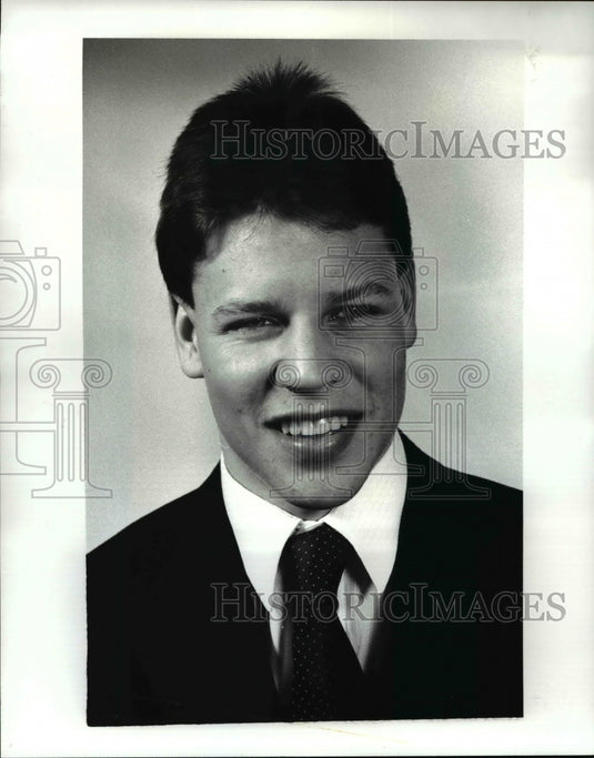 1987 Press Photo Michael Franczak, Indians Bat Boy Winner - cvb39236- Historic Images